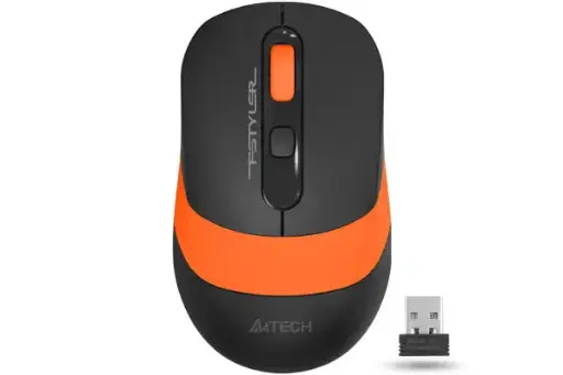 [FG10 - Orange] A4Tech FSTYLER 2.4G Wireless Mouse - Orange